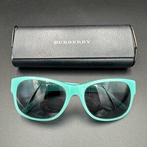 Burberry Women's Turquoise Sunglasses - Frames Only - Read remarks